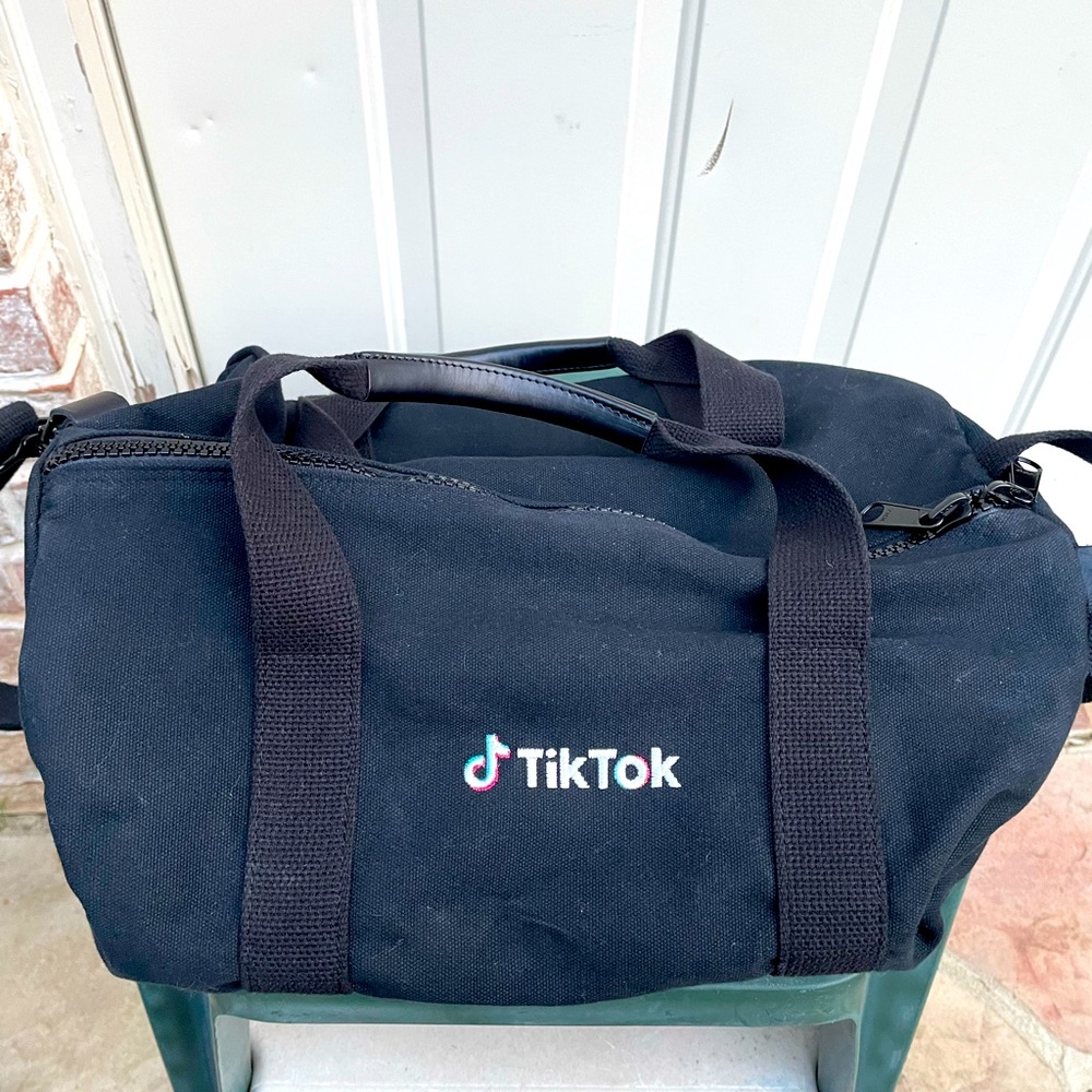 TikTok, Black, Duffel Bag